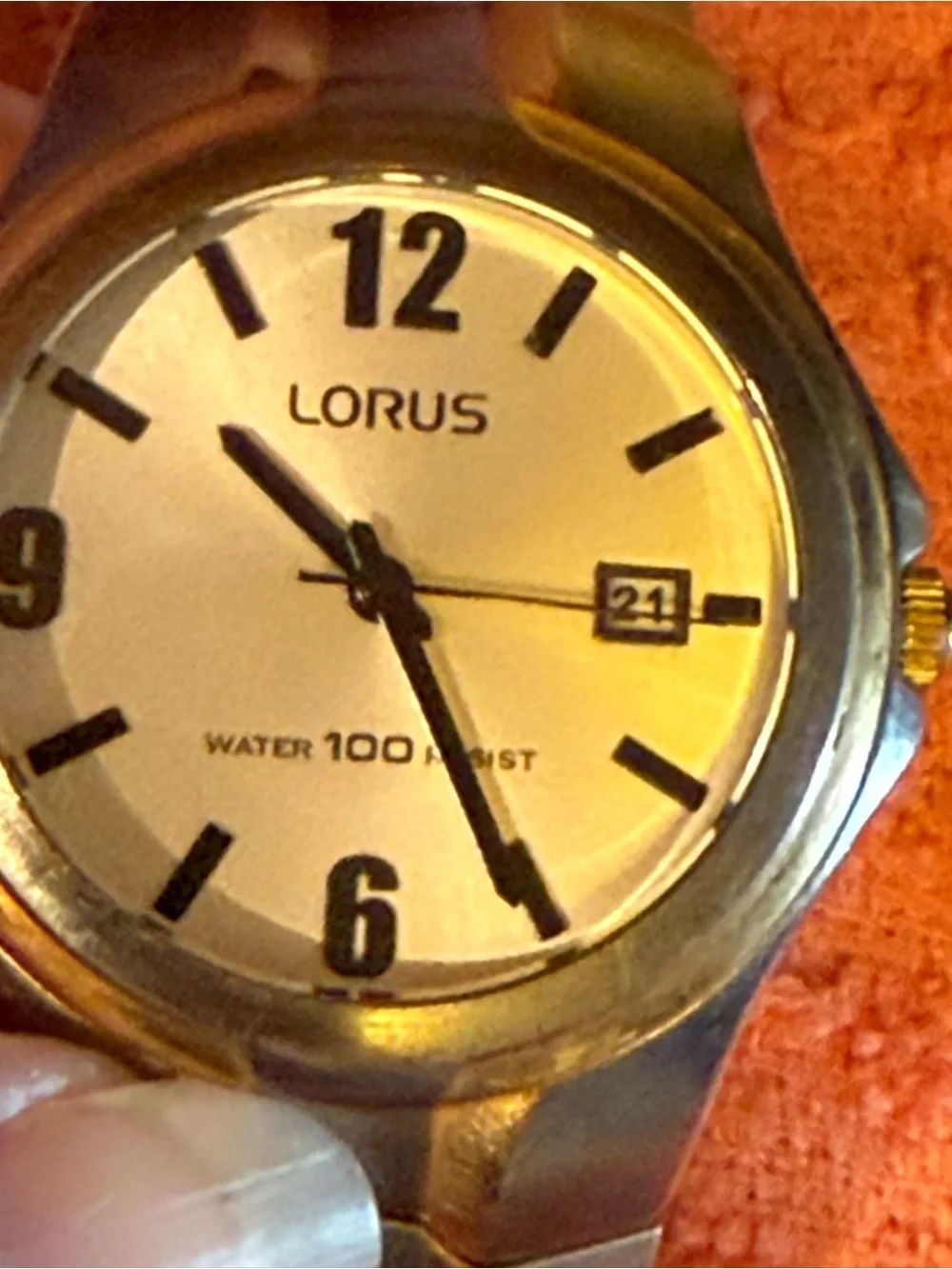 Lorus Two-Tone Gold & Silver Men's Wristwatch